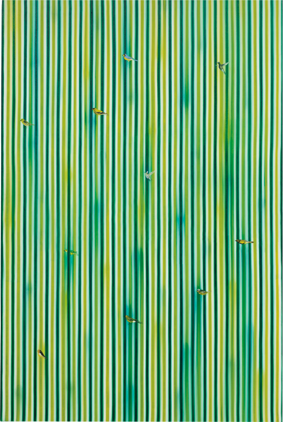 Ross Bleckner, Cage, 1986