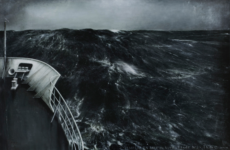 Thierry De Cordier, Tempête En Mer Du Nord, Étude No. 3