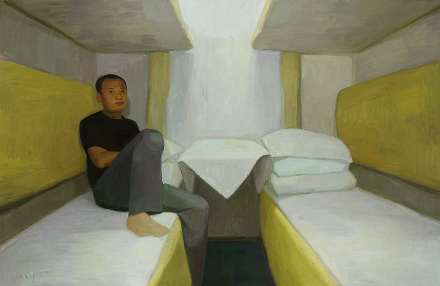 Wang Yin, On the Train